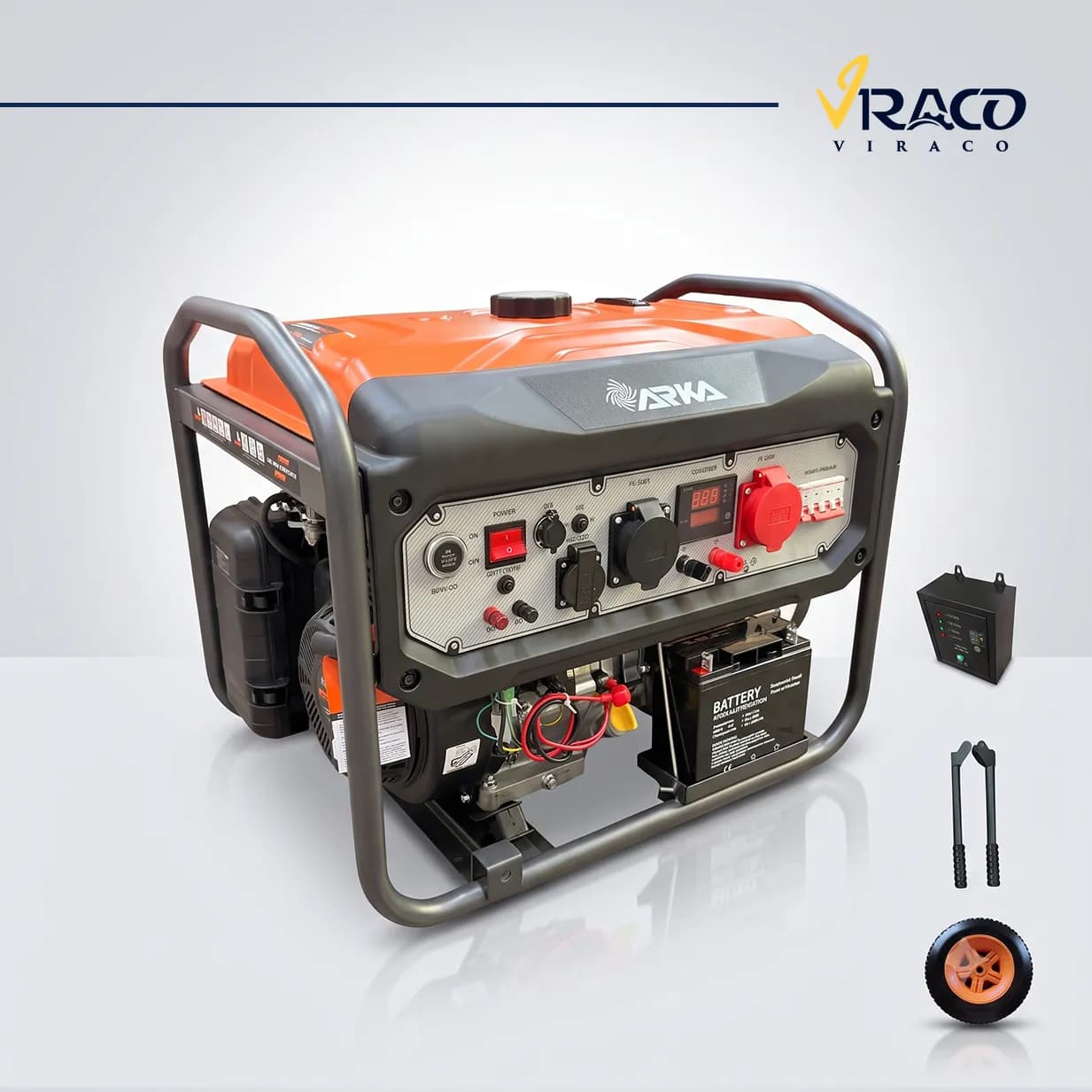 موتور برق بنزینی آرکا 10 کیلووات مدل RK13500ECDG-ATS