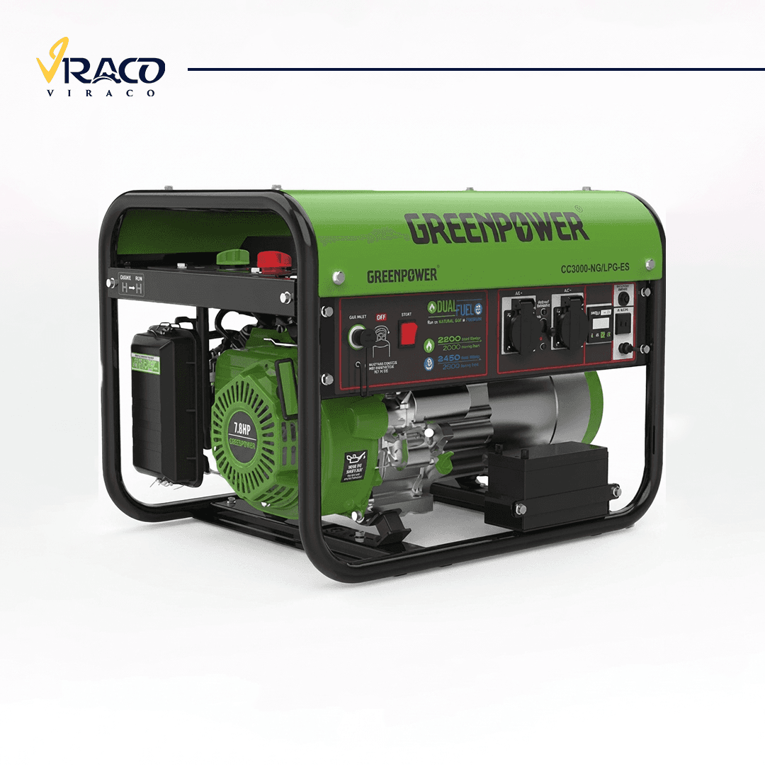 موتور برق گازسوز 2.5 کیلووات گرین پاور مدل CC3000-NG/LPG