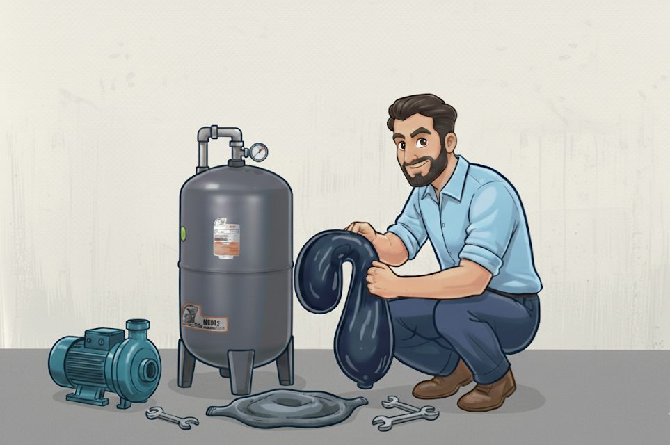 آموزش نصب و راه اندازی پمپ آب خانگی